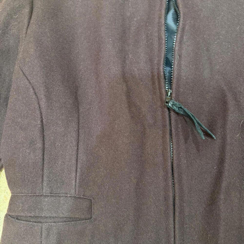 Vintage brown wool western jacket - Picture 3 of 5